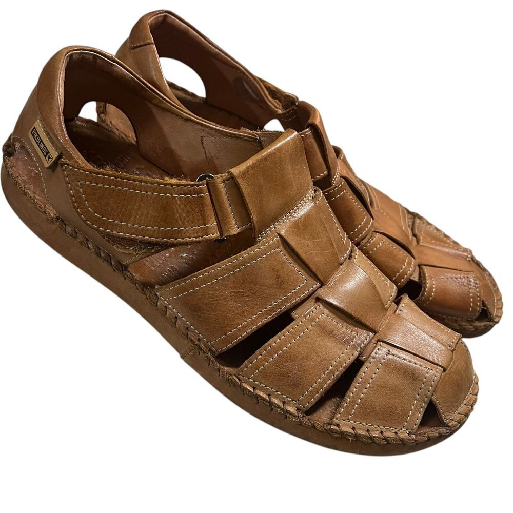 Men's Tan Leather Sandals